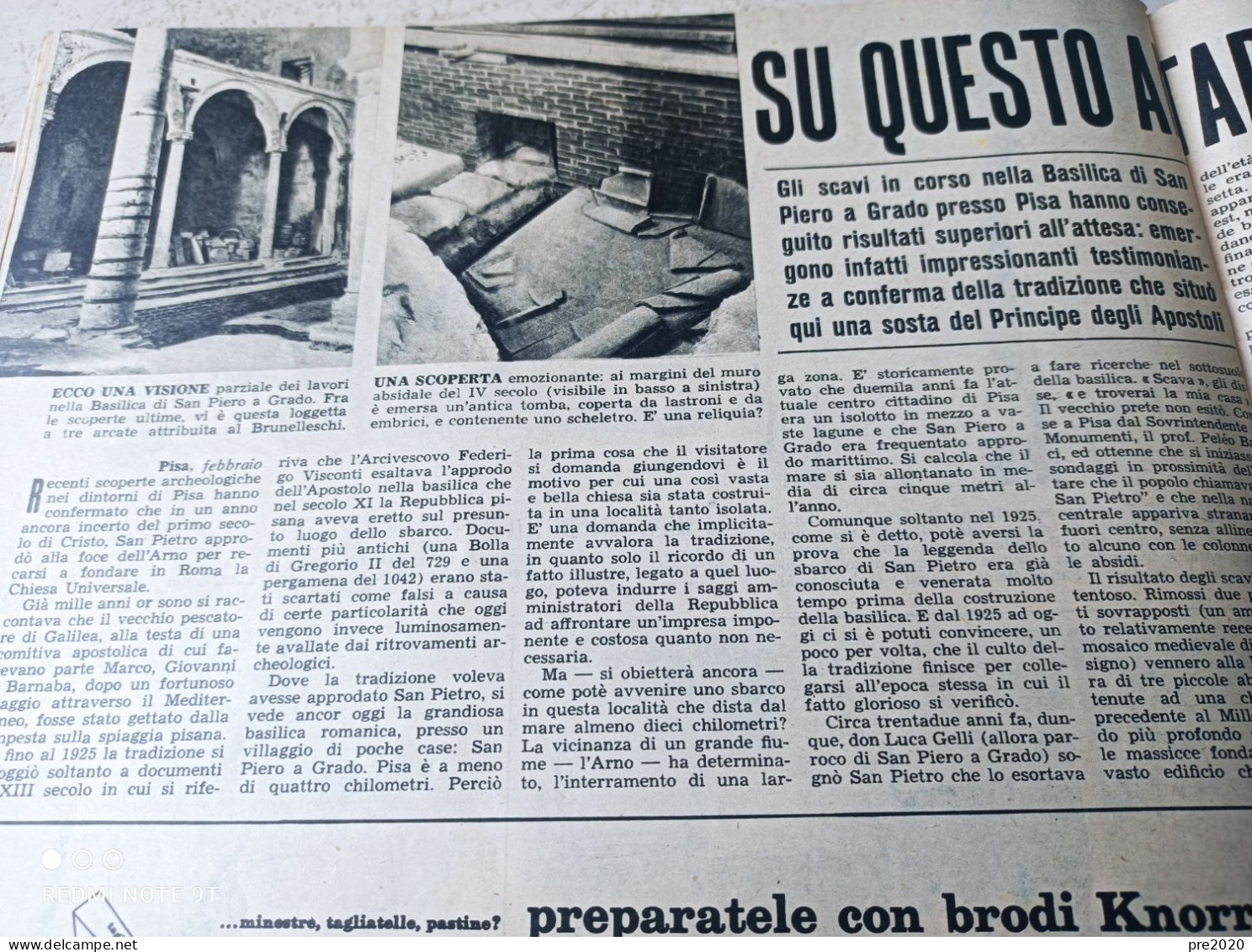 TEMPO 1957 QUASIMODO A FAENZA PISA - Autres & Non Classés