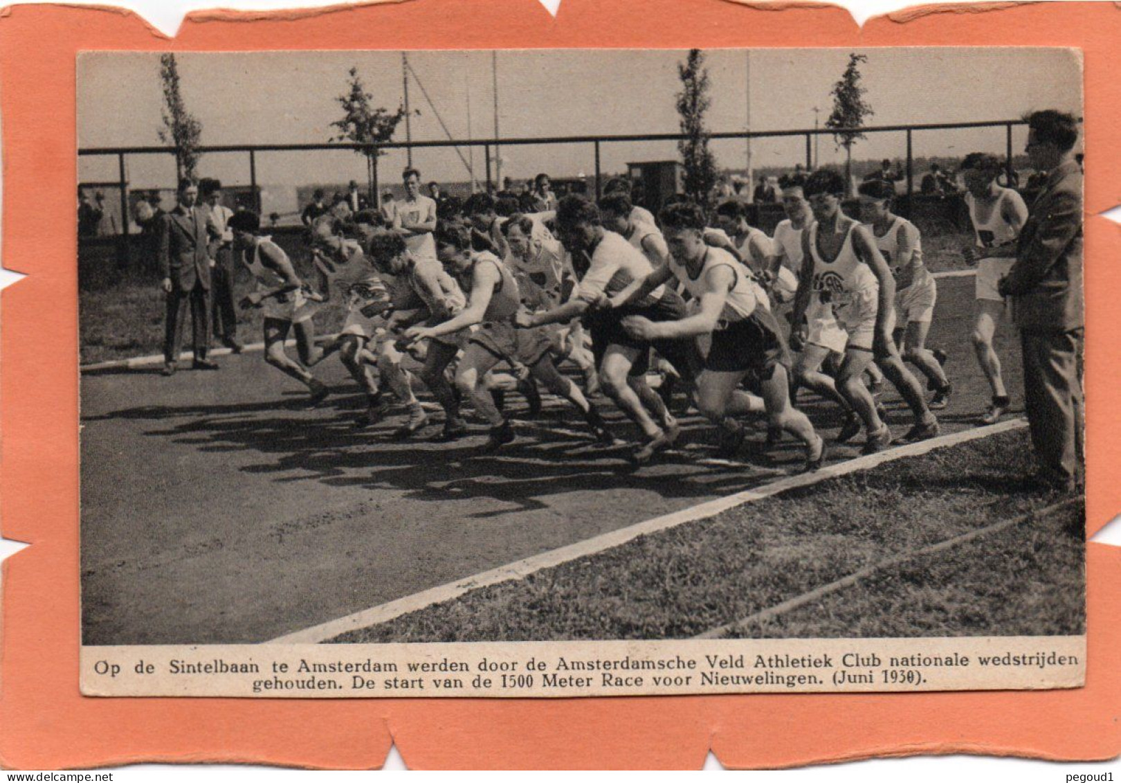 AMSTERDAM  (NEDERLAND)  SPORT. ATHLETISME.JUNI 1930   Achat Immédiat - Amsterdam