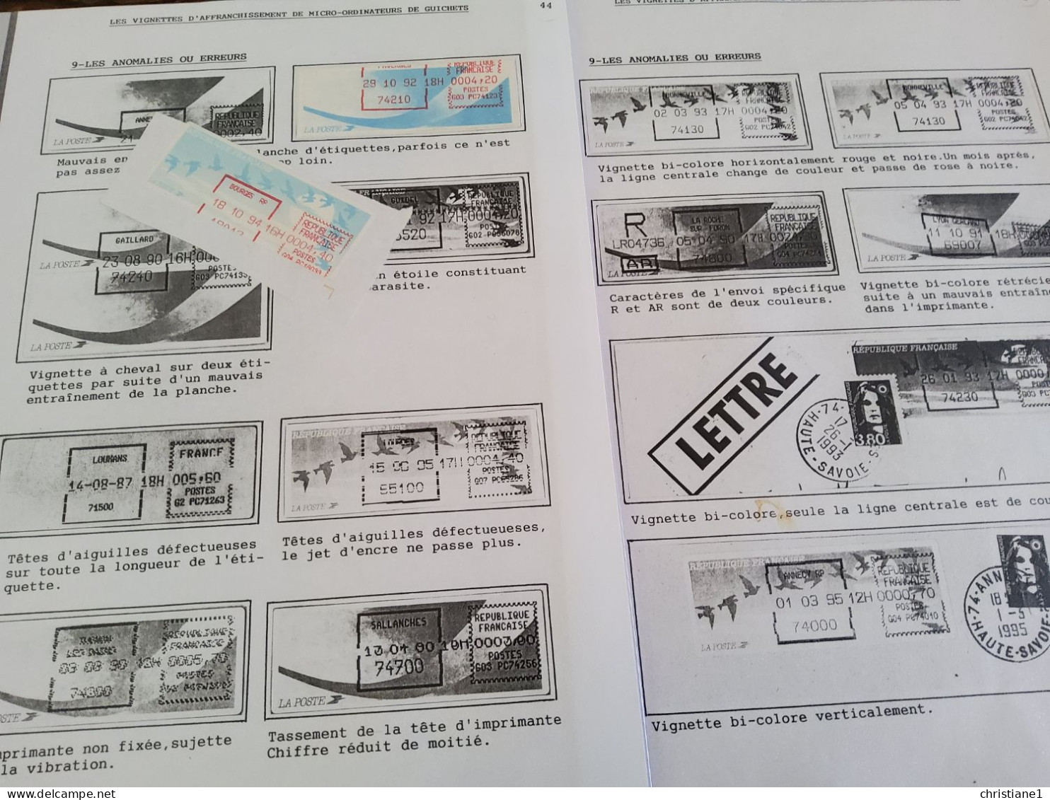 Dossier De 48 Pages Et Plus De 100 Vignettes D Affranchissement - Autres & Non Classés