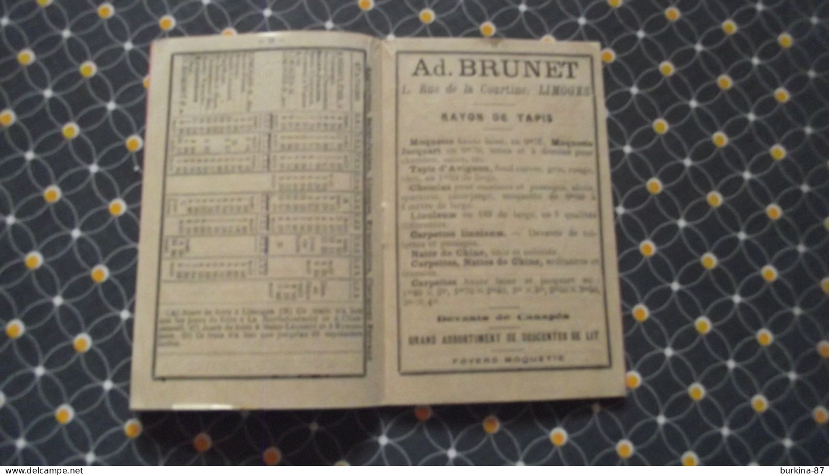 INDICATEUR  LIMOUSIN, 1897 , Service D'été, 36 Pages, Limoges - Dépliants Touristiques