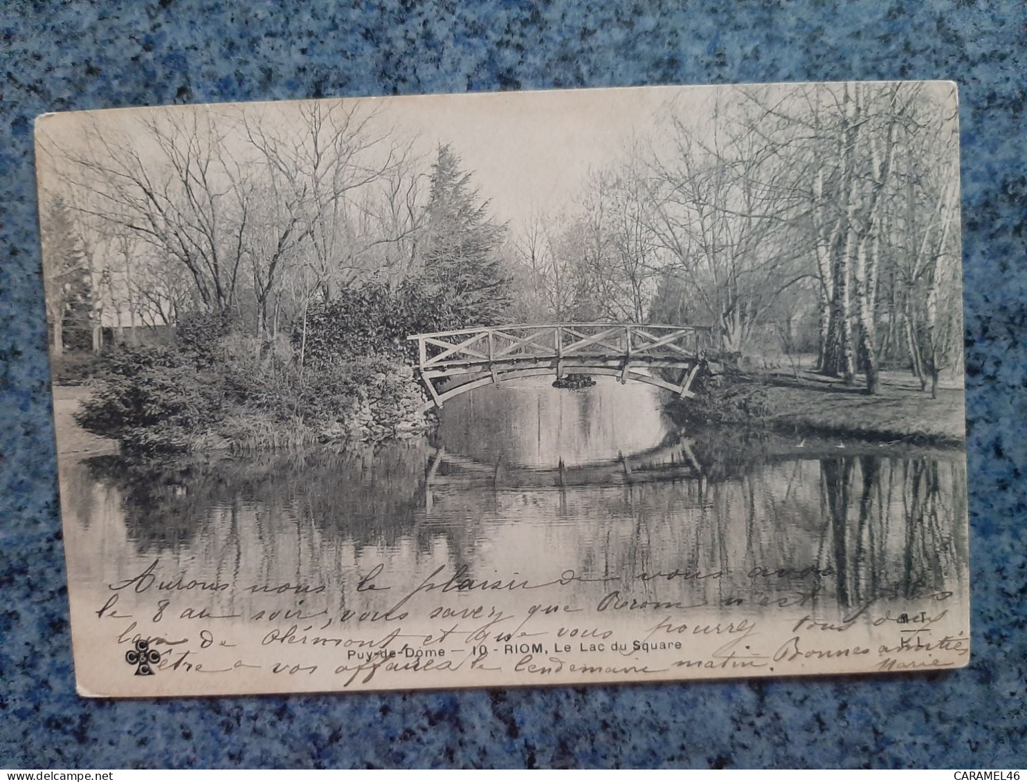 CPA  -  10  -  RIOM  - LE LAC DU SQUARE  - PUY-DE-DOME - Riom