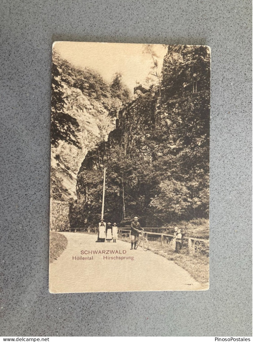 Schwarzwald Hollental Hirschsprung Carte Postale Postcard - Höllental