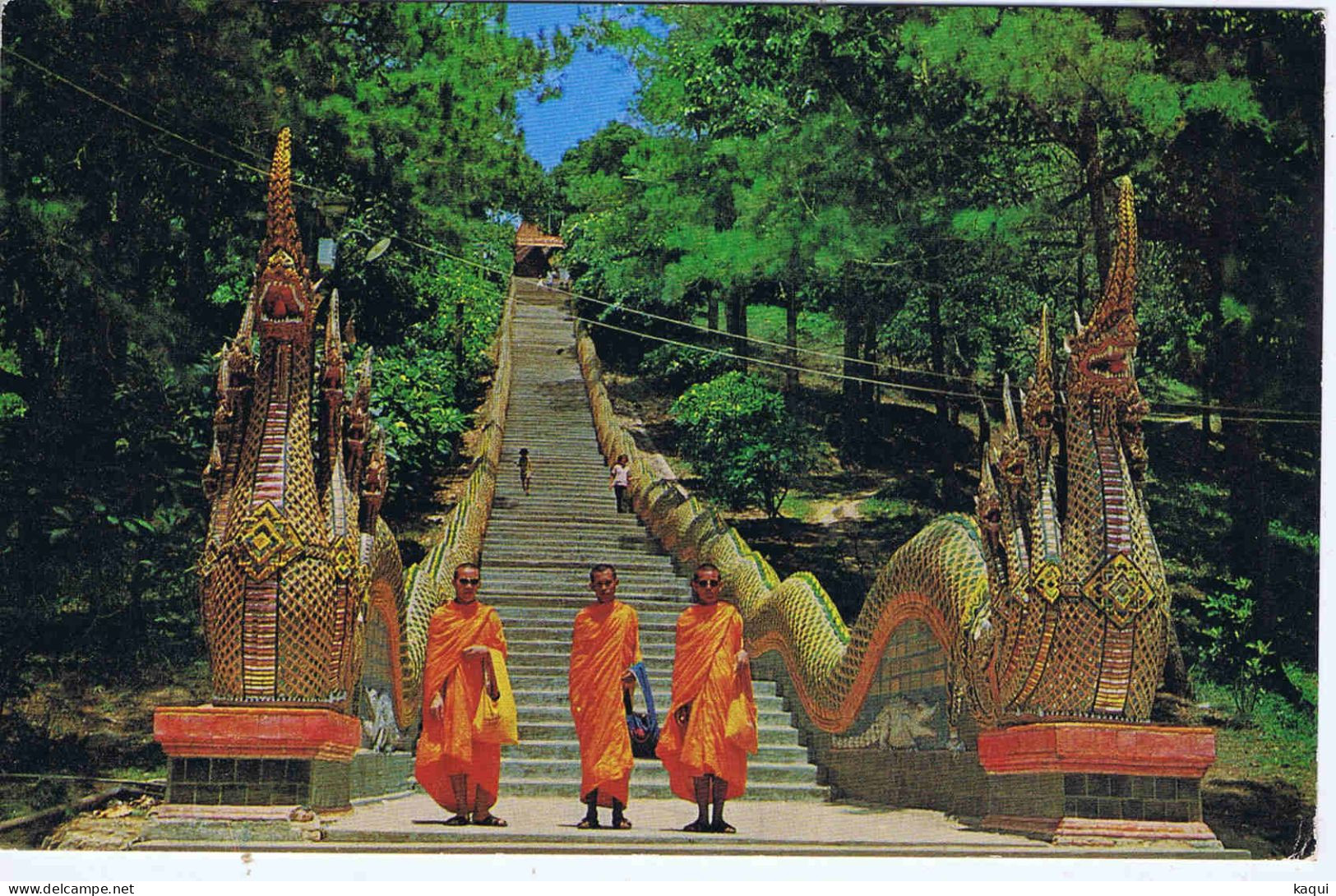 THAILANDE - The Dragon Staircase Of Doi Suthep - CHIENGMAI - Thaïland