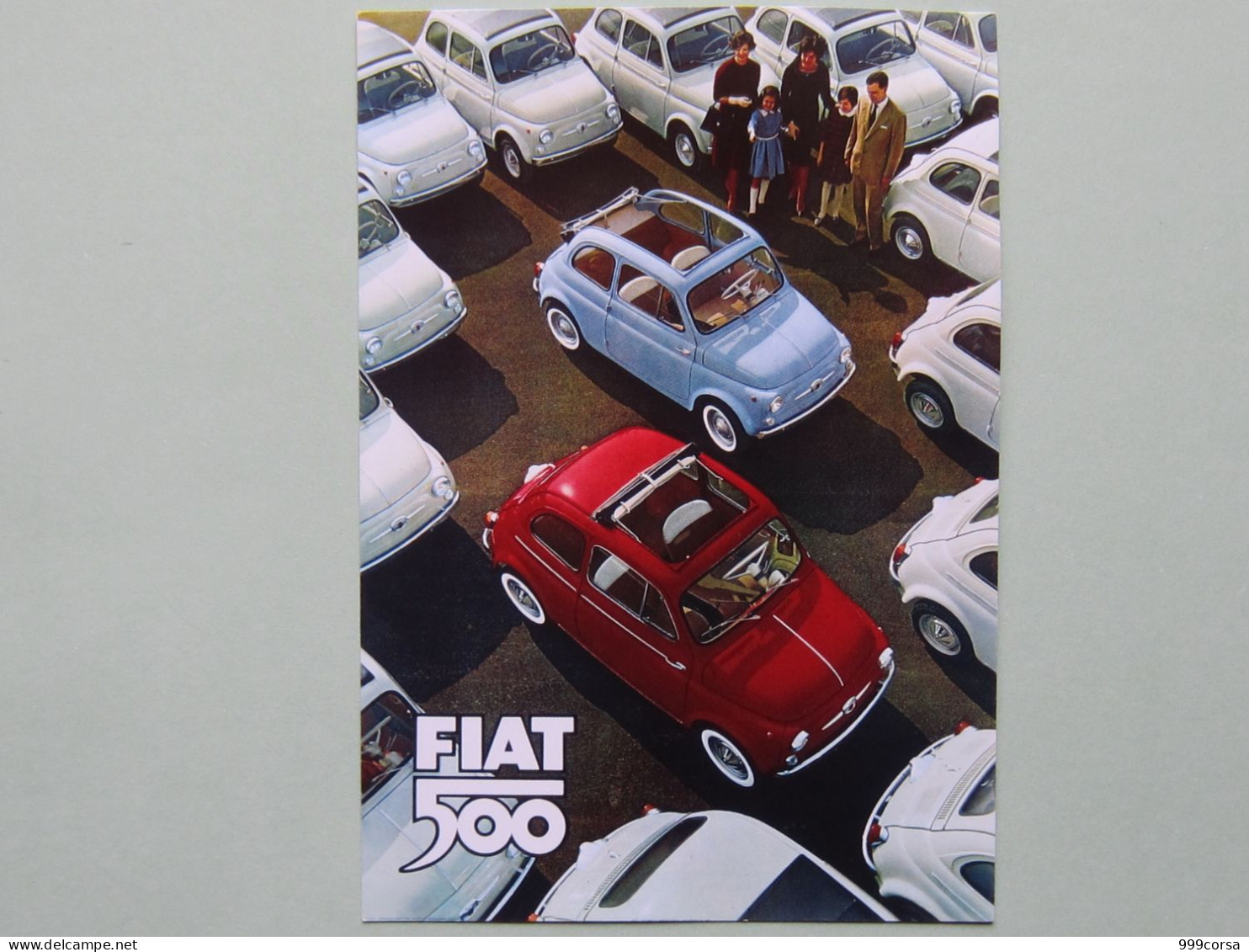 Italia, Trasporti, Automobili, FIAT 500, Ann.spec. 50 Anni, Milano 4-7-2007,cart.ill.2 - Voitures