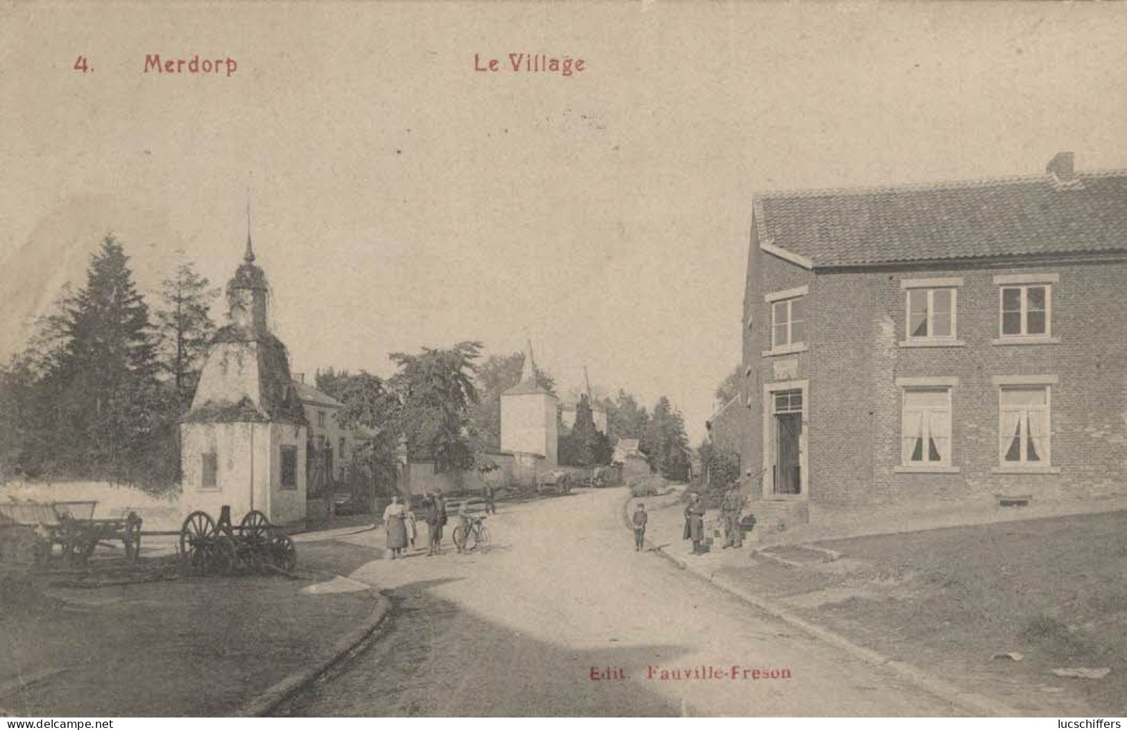 Merdorp - Le Village - Animée - 2 Scans - Hannut