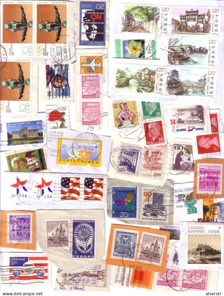 Worldwide Mixture 30 Grams On Paper - Vrac (max 999 Timbres)