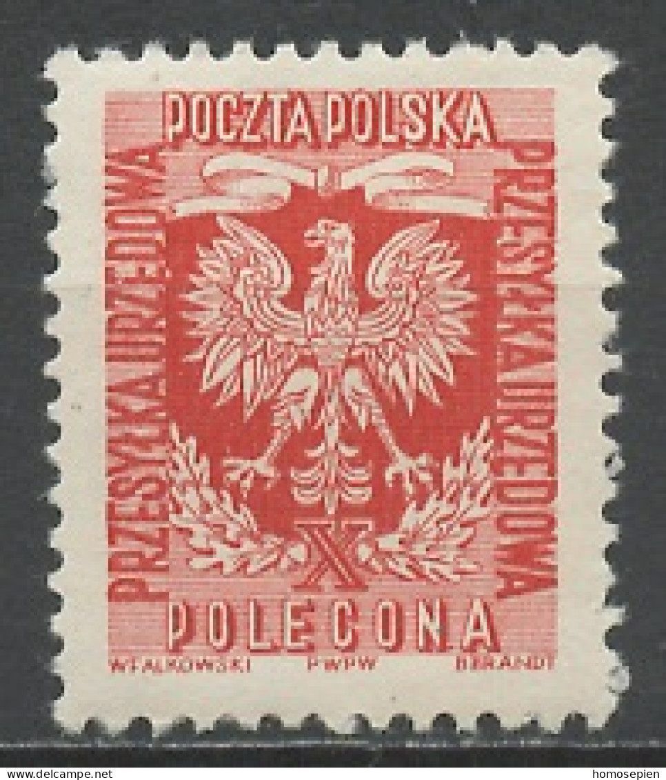 Pologne - Poland - Polen Service 1954 Y&T N°S29 - Michel N°D29 *** - (svi) Armoirie - Service