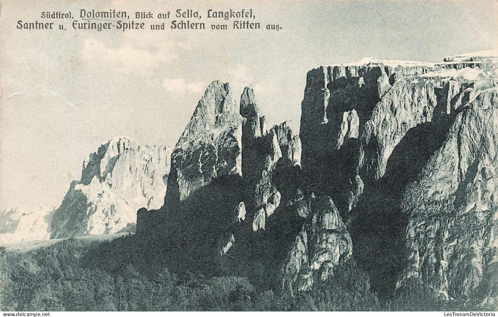 AUTRICHE - Südtirol - Dolomiten - Blick Auf Sella - Langkofel - Carte Postale - Sonstige & Ohne Zuordnung