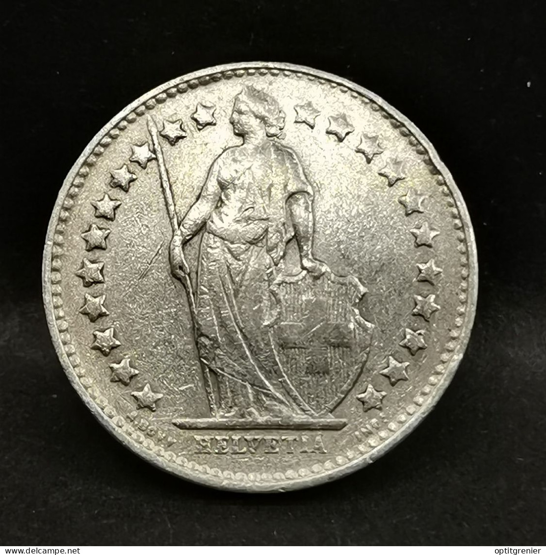 1/2 FRANC ARGENT 1929 B BERNE HELVETIA DEBOUT SUISSE / SWITZERLAND SILVER - 1/2 Franc