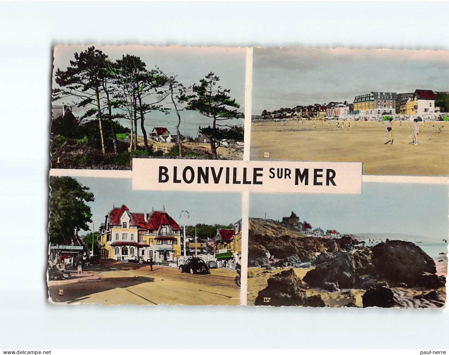 BLONVILLE SUR MER : Carte Souvenir - Très Bon état - Autres & Non Classés