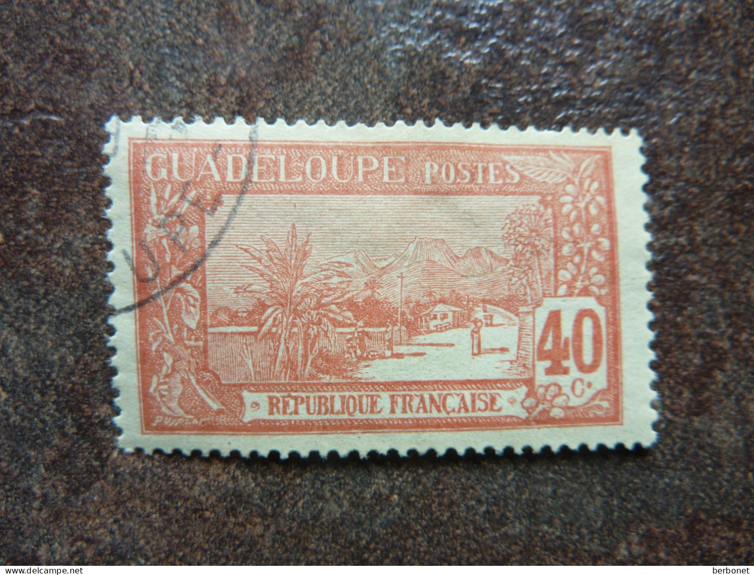 1905  La Grande Soufrière  40c    Y&T= 65   TBE - Gebruikt