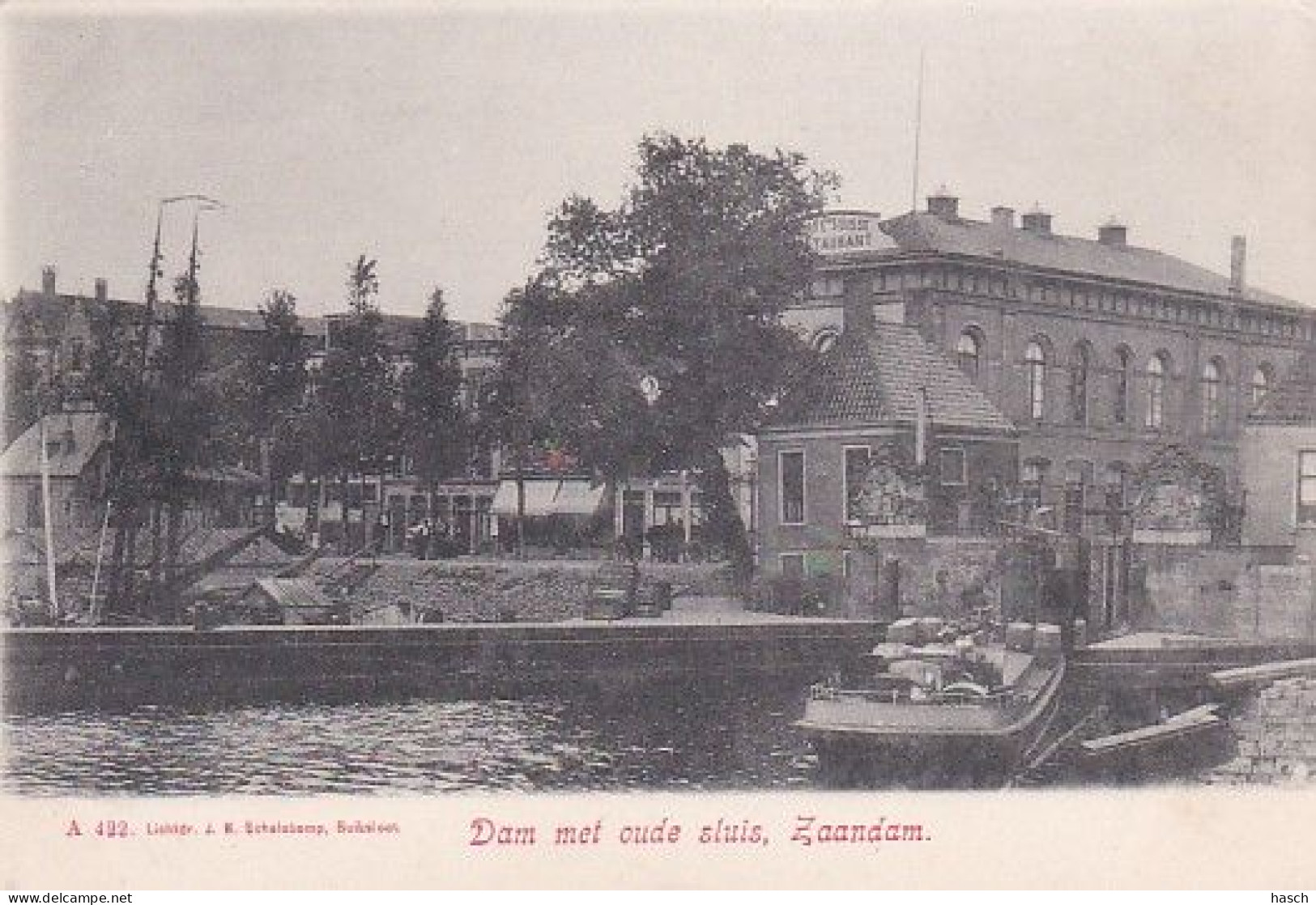1887	147	Zaandam, Dam Met Oude Sluis (zie Achterkant) - Zaandam