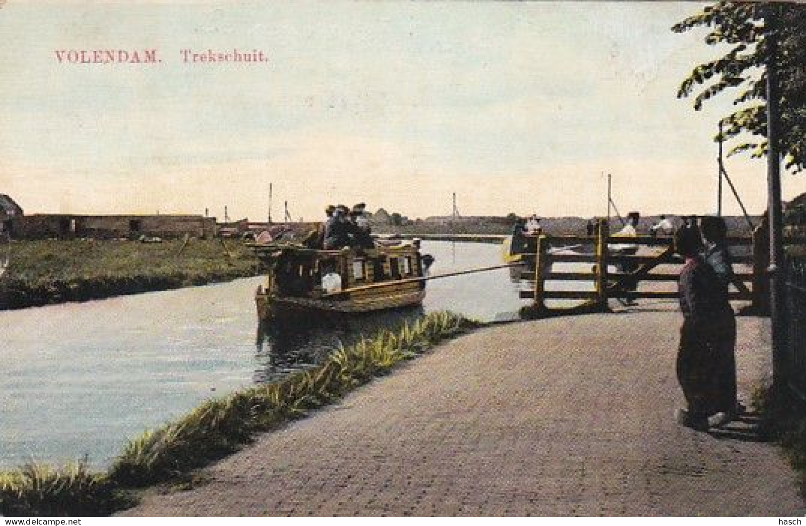 1887	131	Volendam, Trekschuit (zie Hoeken) - Volendam