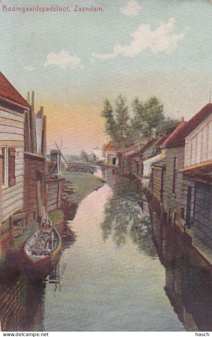 1887	91	Zaandam, Boomgaardspadsloot (zie Achterkant) - Zaandam