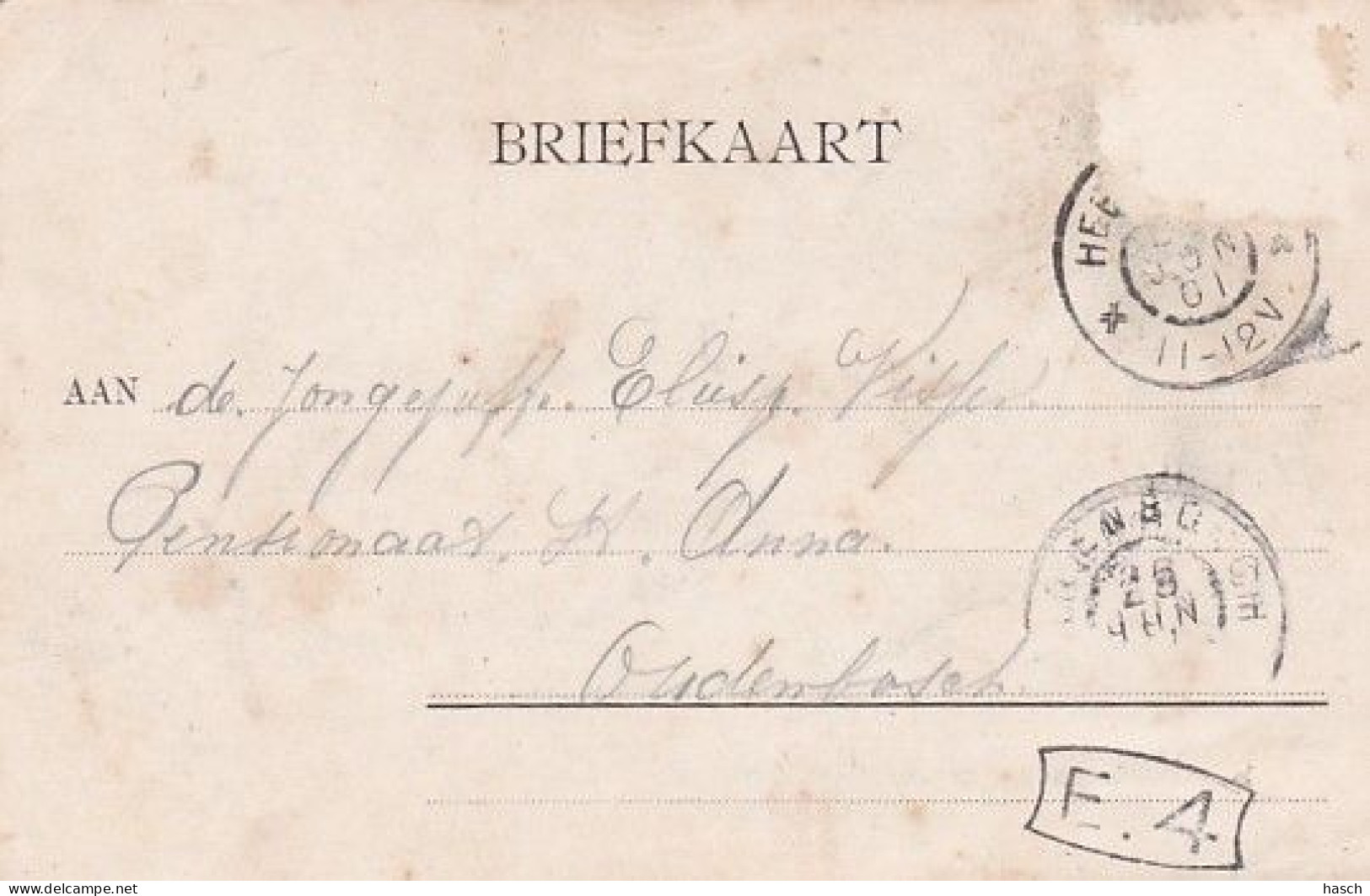 188744Heemstede, Kerklaan (poststempel 1901) - Autres & Non Classés