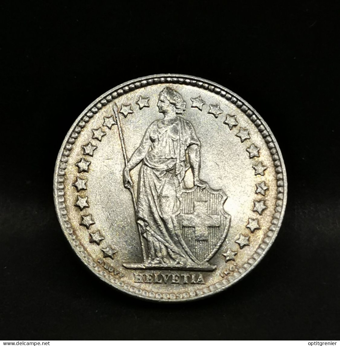 1/2 FRANC ARGENT 1952 B BERNE HELVETIA DEBOUT SUISSE / SWITZERLAND SILVER - 1/2 Franc