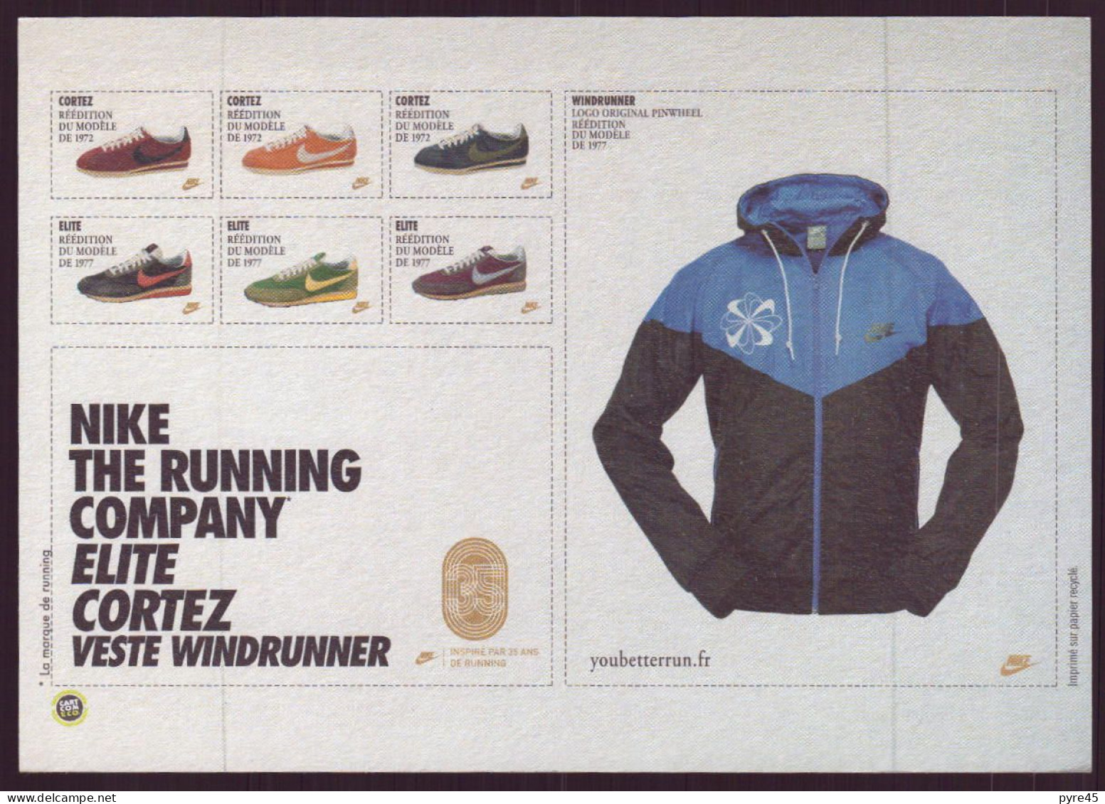 PUB NIKE THE RUNNING COMPANY - Publicité