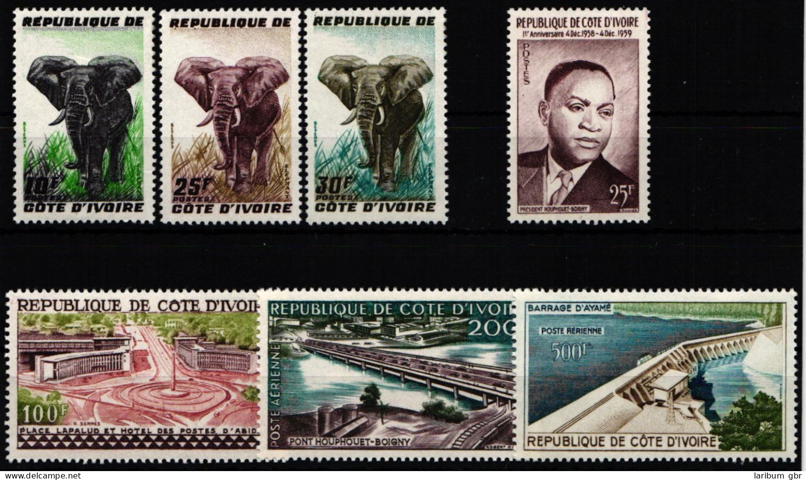 Elfenbeinküste Jahrgang 1959 Postfrisch #NH514 - Côte D'Ivoire (1960-...)