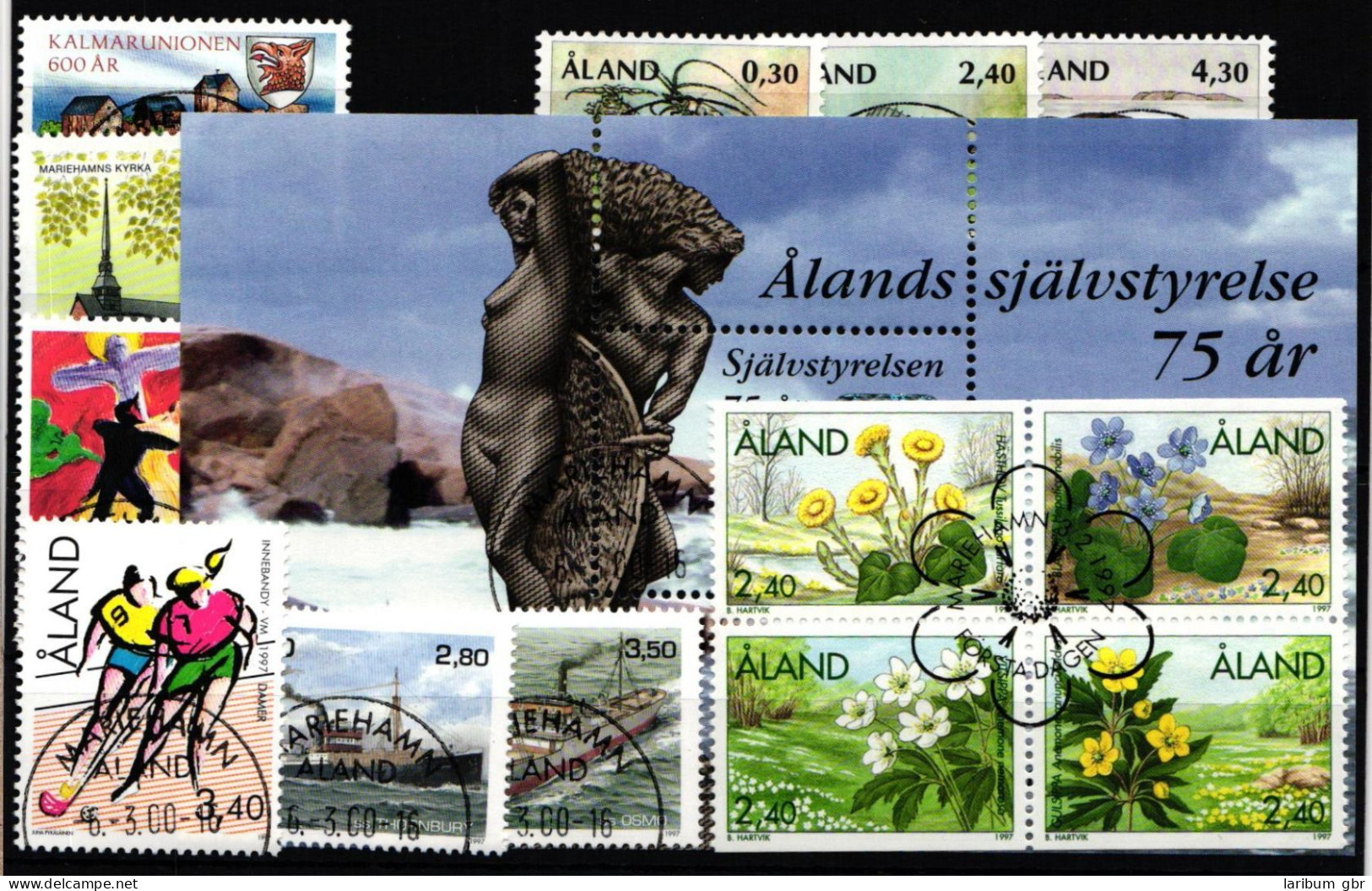 Aland Jahrgang 1997 Mit 120-133 Gestempelt #NH168 - Aland