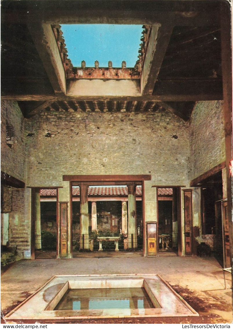 ITALIE - Pompei - Fouilles - Maison Des Vettii - Atruim - Vue De L'intérieure - Carte Postale Ancienne - Pompei