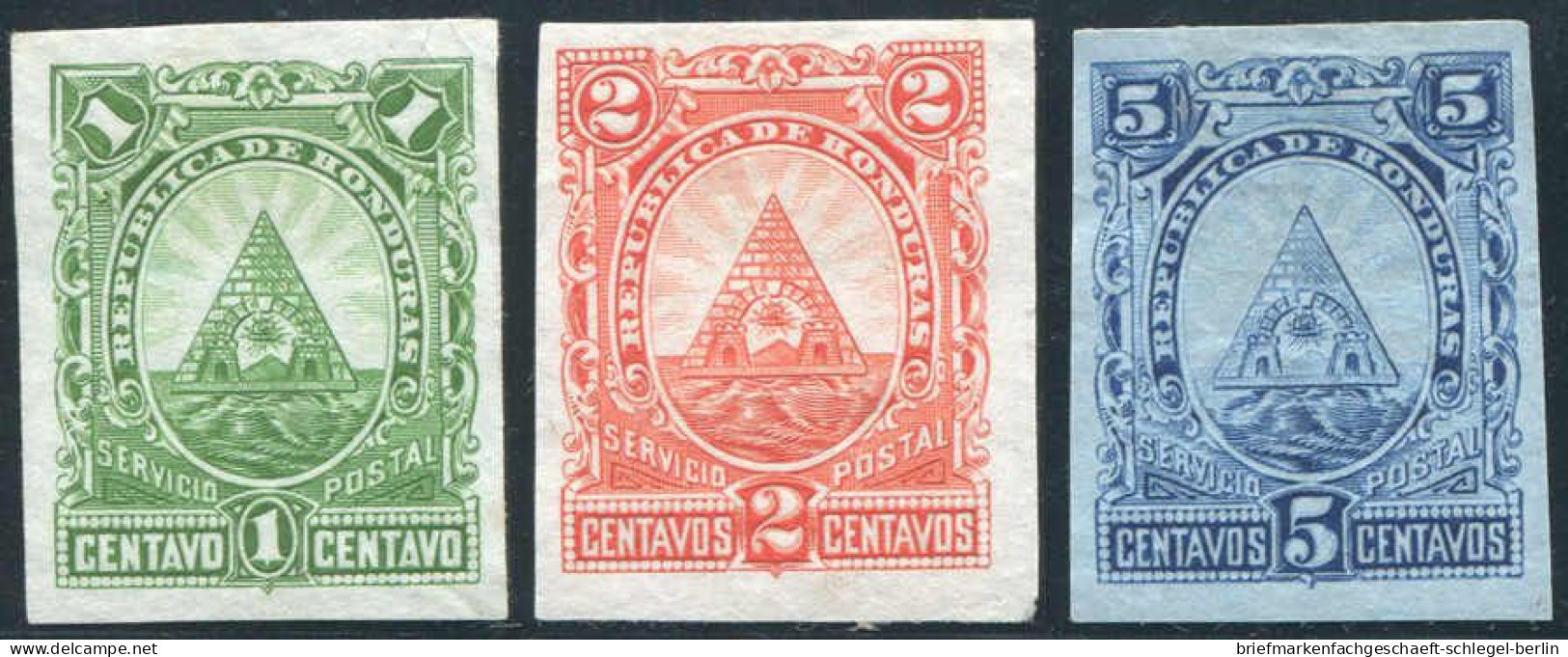 Honduras, 1890, Ohne Gummi - Honduras