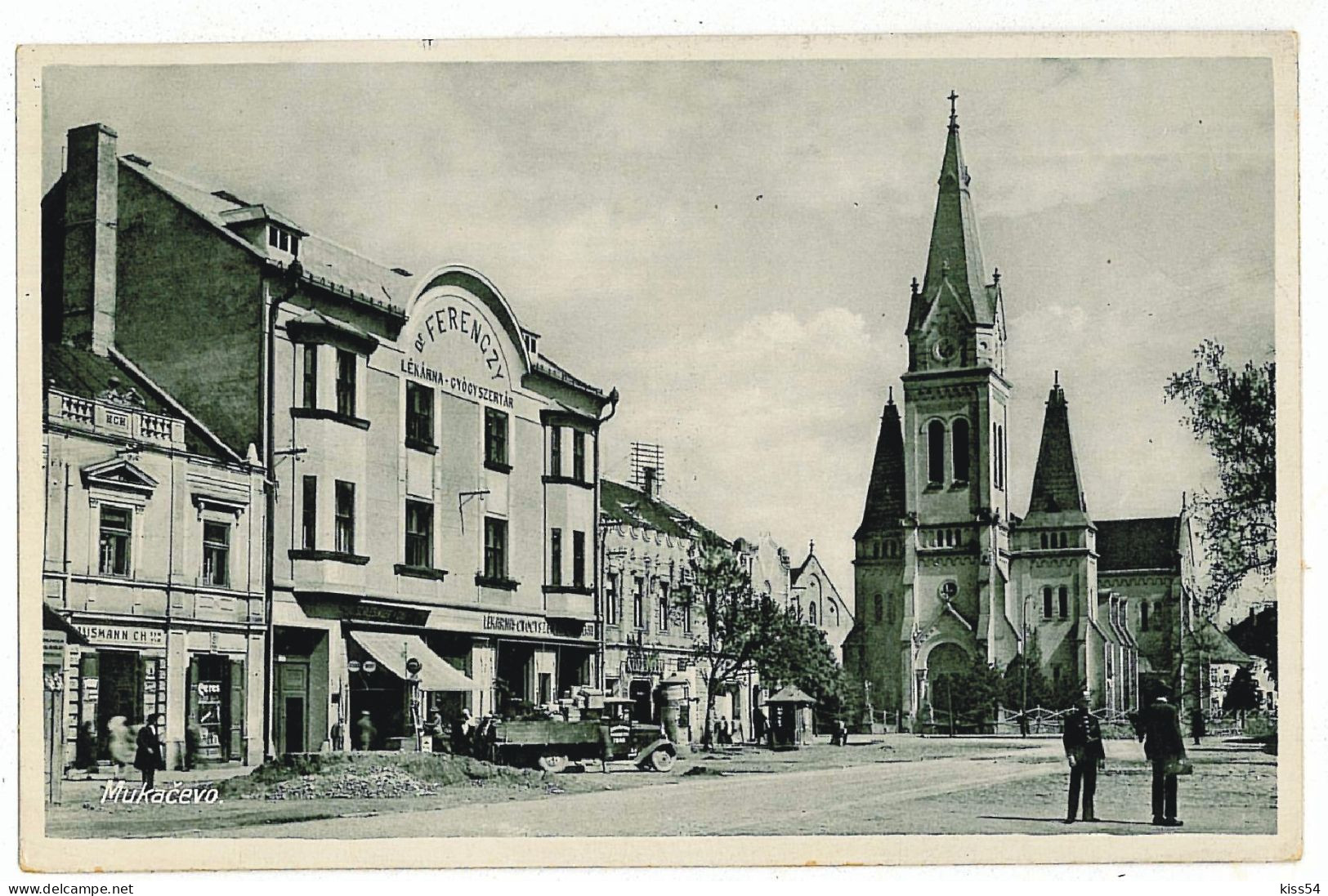 UK 32 - 5979 MUKACEVO, Market, Ukraine - Old Postcard - Used - 1937 - Ukraine