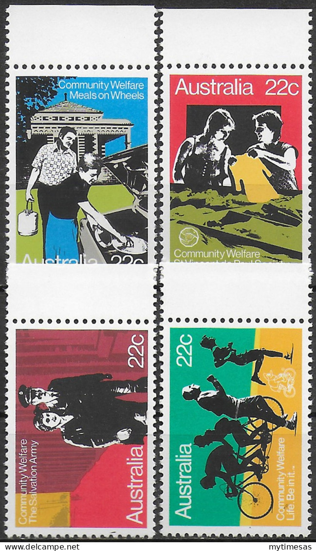 1980 Australia Community Welfare 4v. MNH SG. N. 748/51 - Autres & Non Classés