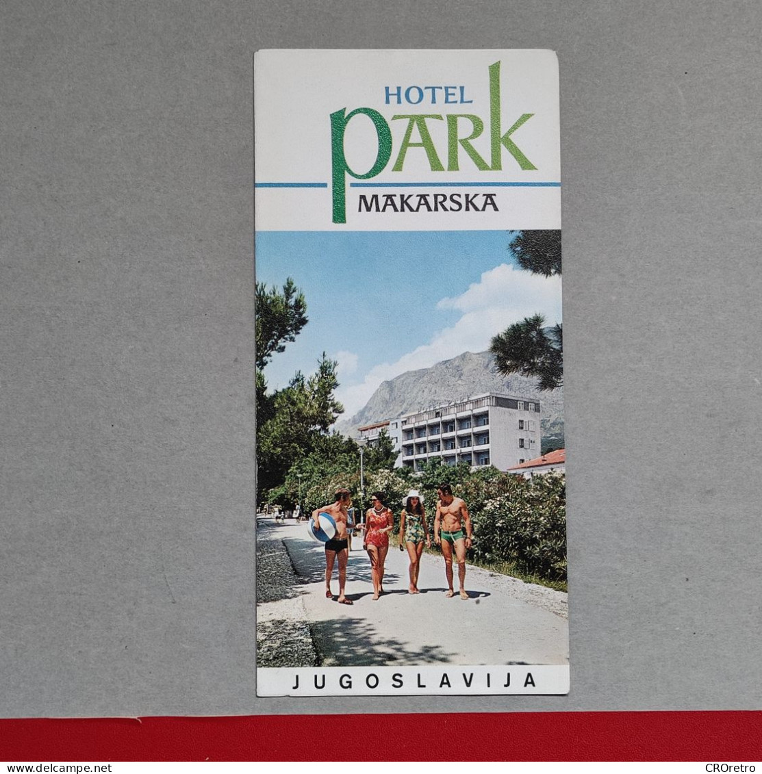 MAKARSKA - CROATIA (ex Yugoslavia) - Hotel "Park", Vintage Tourism Brochure, Prospect, Guide - Dépliants Touristiques