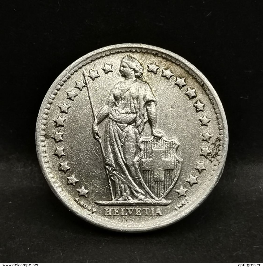 1/2 FRANC ARGENT 1960 B BERNE HELVETIA DEBOUT SUISSE / SWITZERLAND SILVER - 1/2 Franc