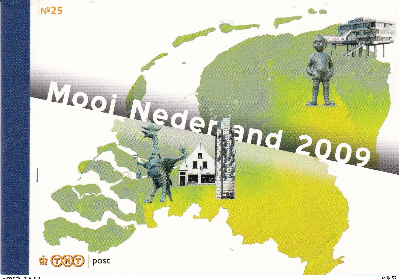 Netherlands Pays Bas NVPH PR25 Mooi Nederland 2009 Prestige Booklet MNH** - Carnets Et Roulettes