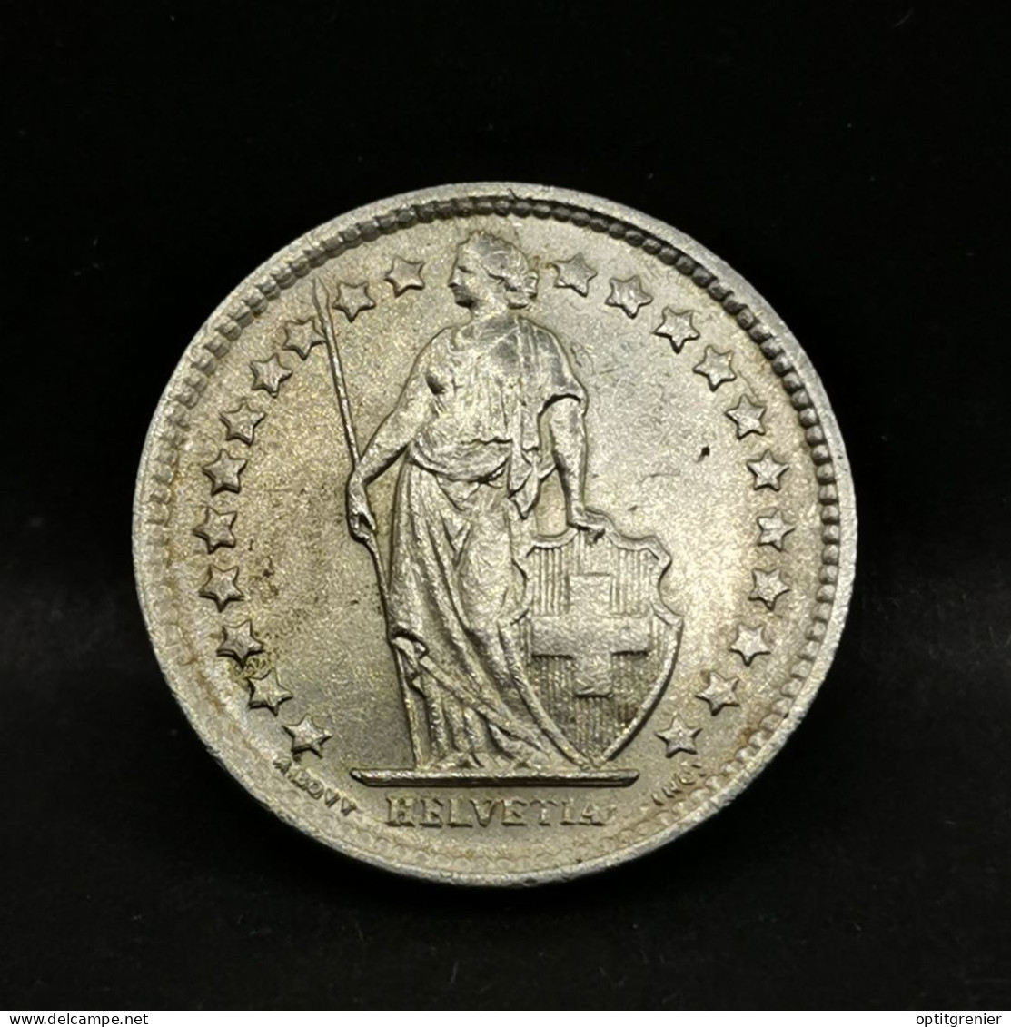 1/2 FRANC ARGENT 1962 B BERNE HELVETIA DEBOUT SUISSE / SWITZERLAND SILVER - 1/2 Franc