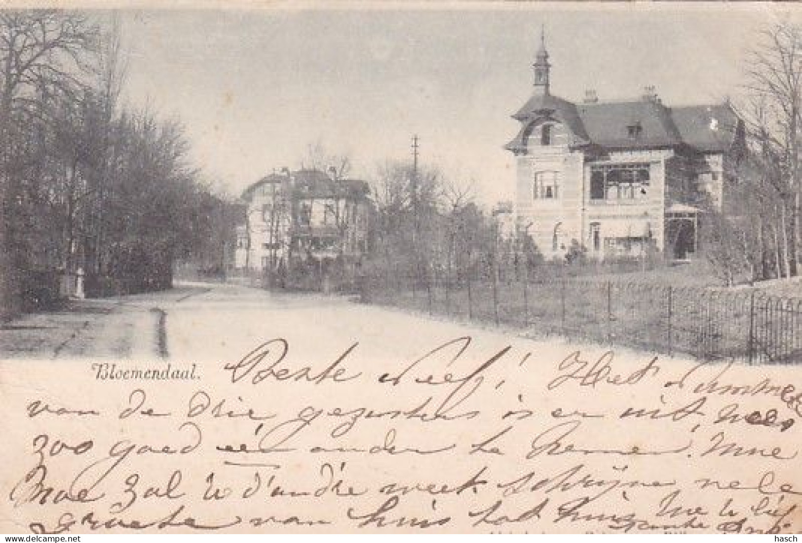 1889	165	Bloemendaal, (poststempel 1900)(zie Rechter Boven Hoek) - Bloemendaal