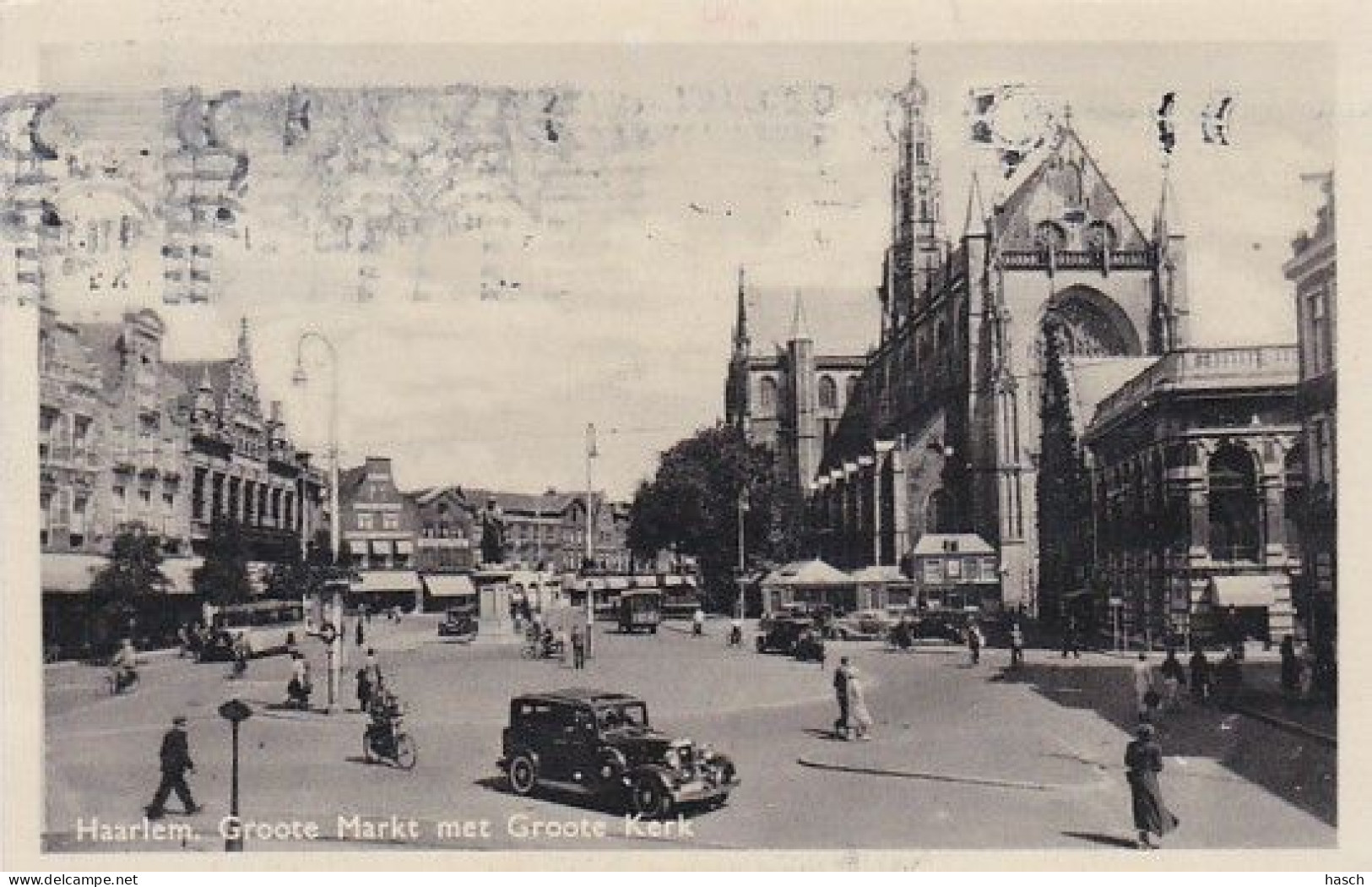 1889	127	Haarlem, Groote Markt Met Groote Kerk 1942 - Haarlem