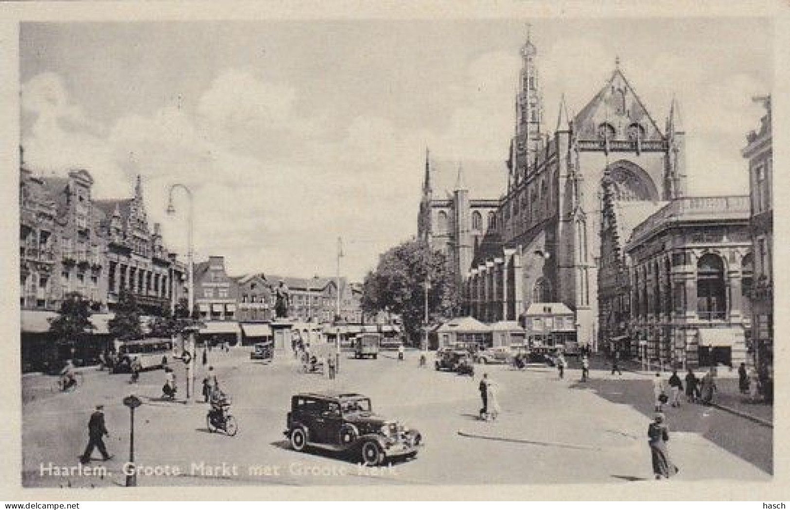 1889	109	Haarlem, Groote Markt Met Groote Kerk - Haarlem