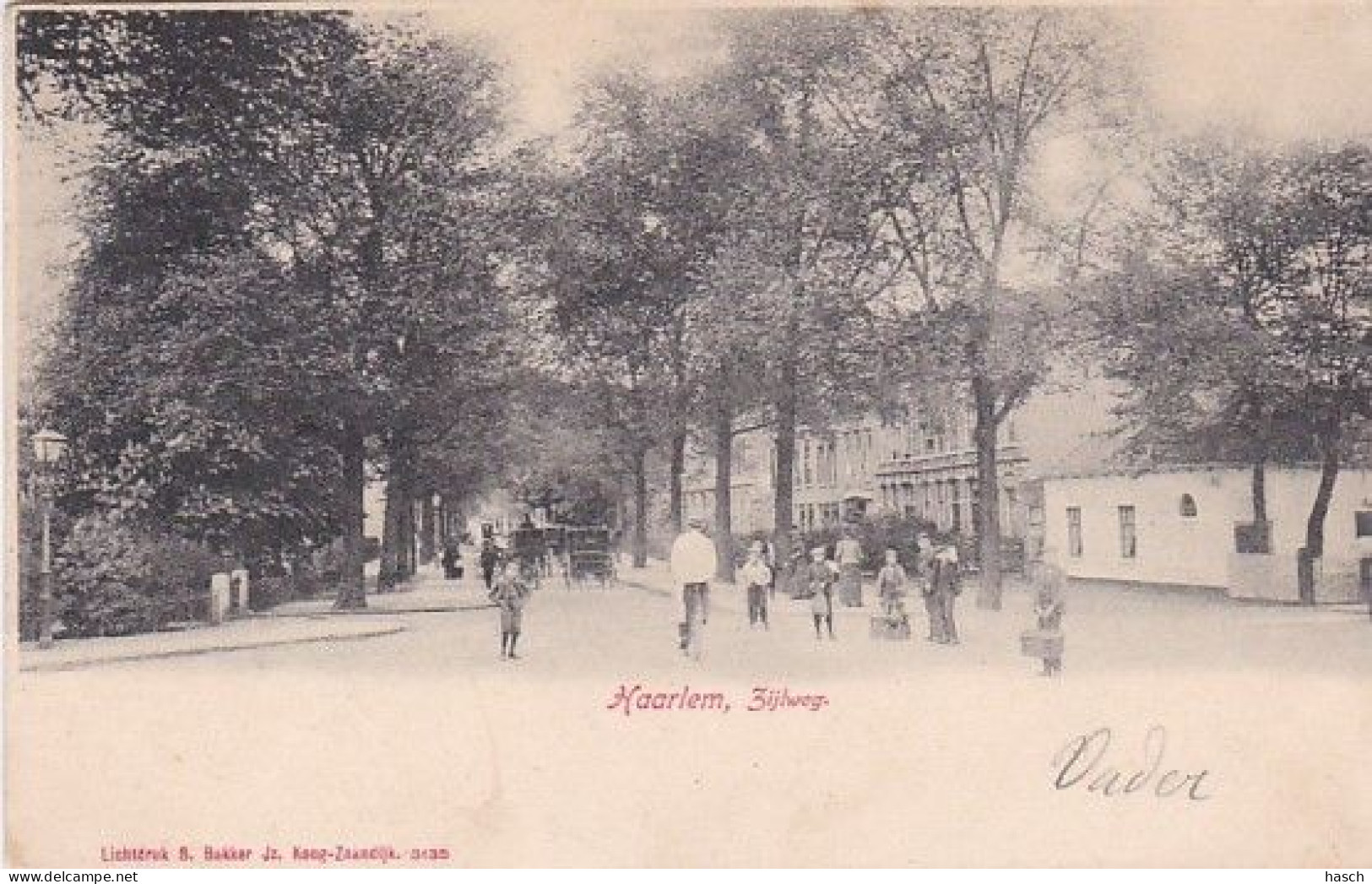 1889	74	Haarlem, Zijlweg (poststempel 1903)(minuscule Vouwen In De Hoeken) - Haarlem