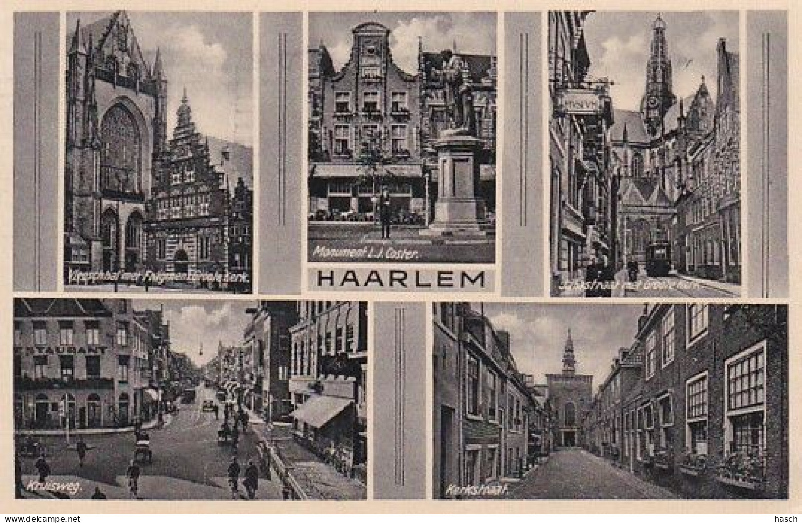 1889	71	Haarlem, Multivues (poststempel 1941) - Haarlem