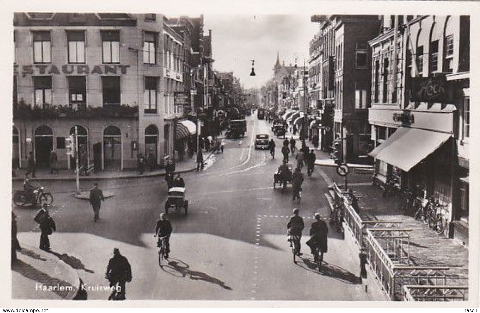 1889	78	Haarlem, Kruisweg (Foto Kaart) (minuscule Vouwen In De Hoeken) - Haarlem