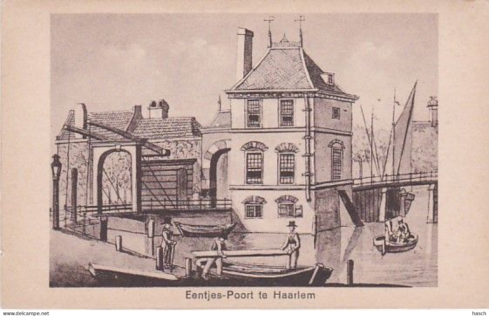 1889	65	Haarlem, Eentjes Poort Te Haarlem(minuscule Vouwen In De Hoeken) - Haarlem