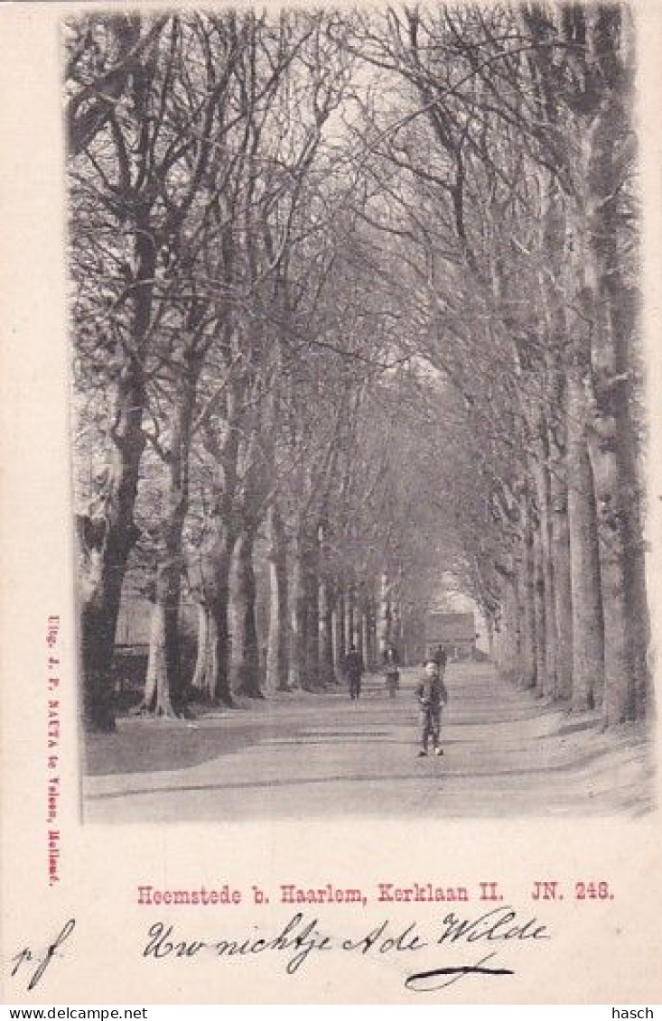 188938Heemstede, Kerklaan II. (poststempel 1904) - Autres & Non Classés