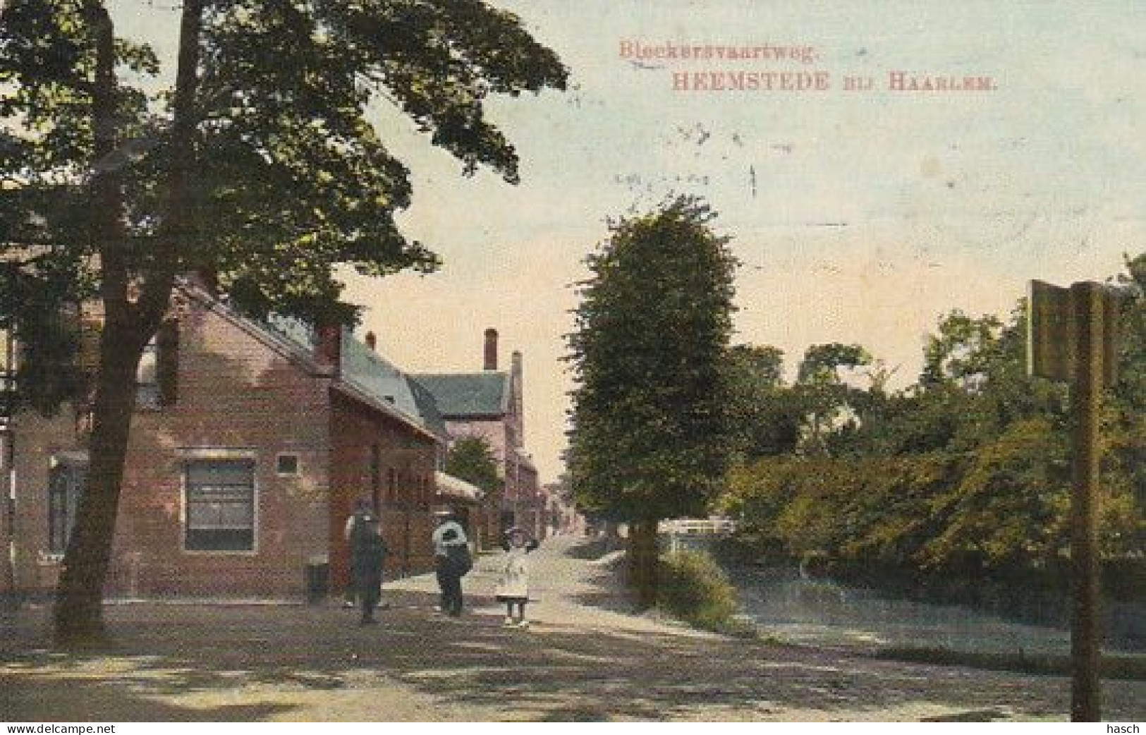 188939Heemstede, Bleekersvaartweg (poststempel 1910)  - Other & Unclassified