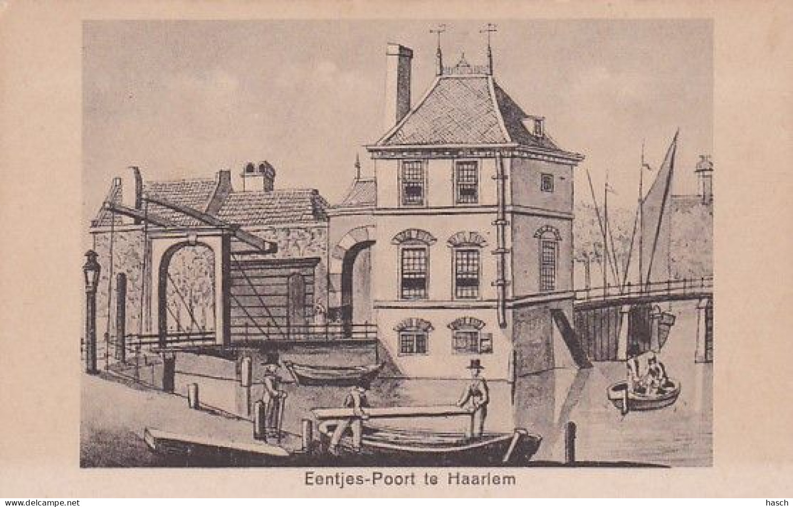1889	17	Haarlem, Eentjes Poort Te Haarlem(minuscule Vouwen In De Hoeken) - Haarlem