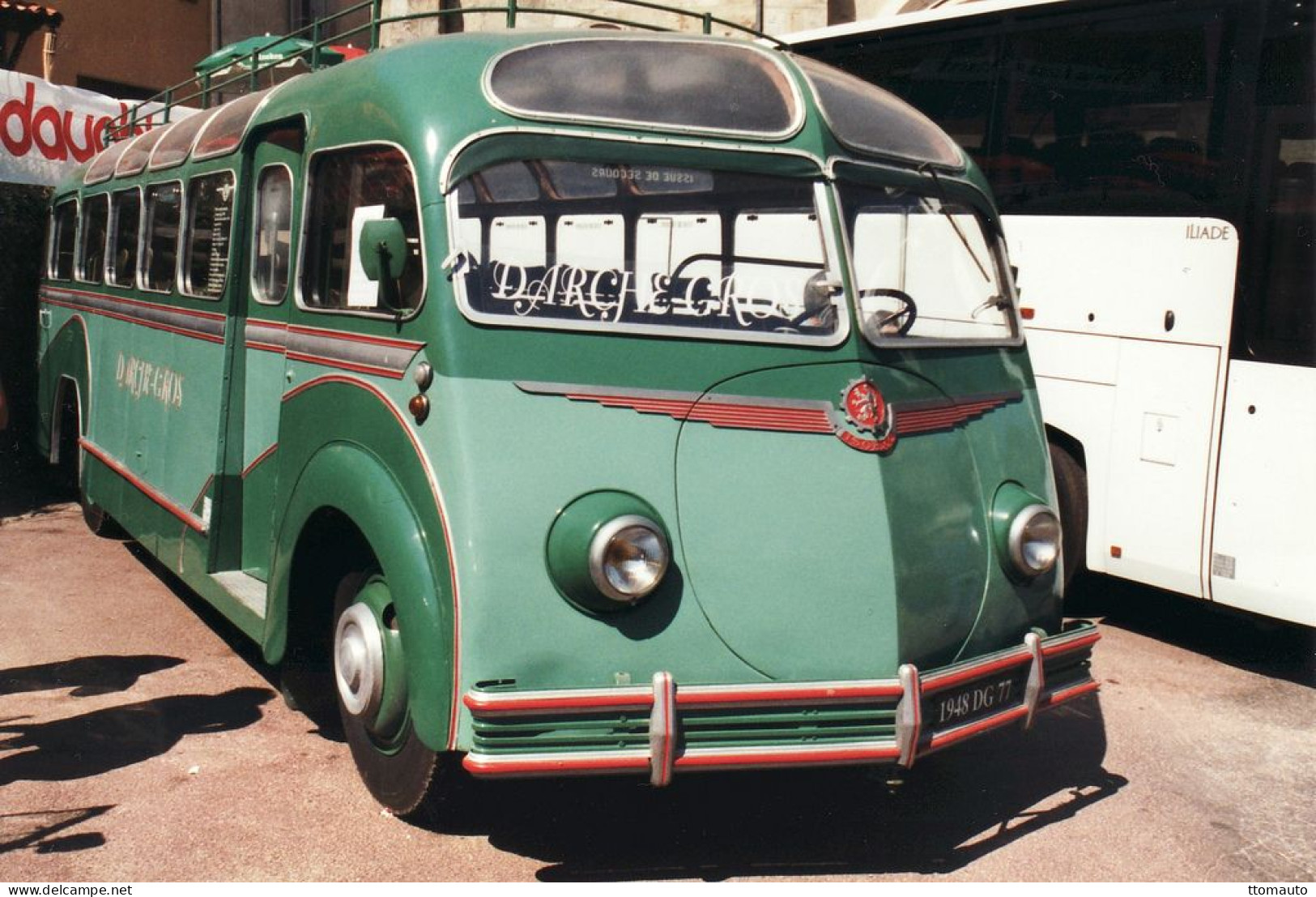 Isobloc-Panhard  -  Ancien Autobus   - 15x10cms PHOTO - Buses & Coaches