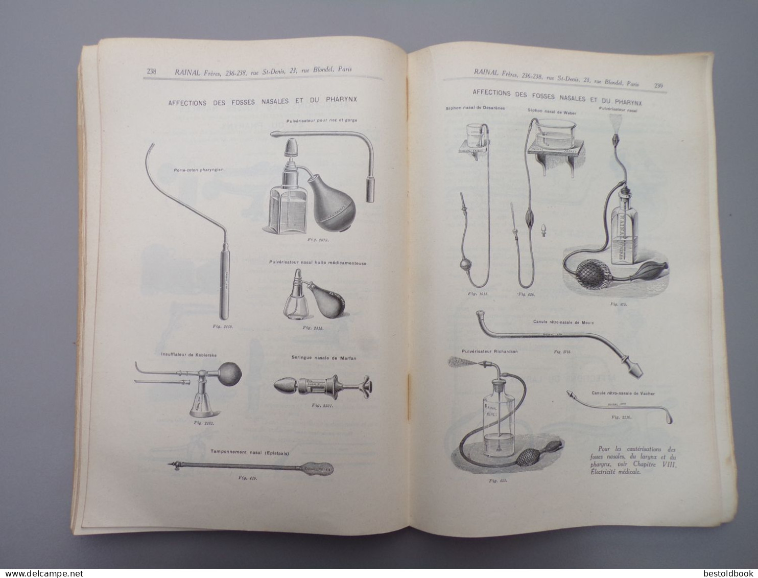 Catalogue RAINAL Frères Matériel Médical 1825 1925 350 Pages Illustrées - Publicités