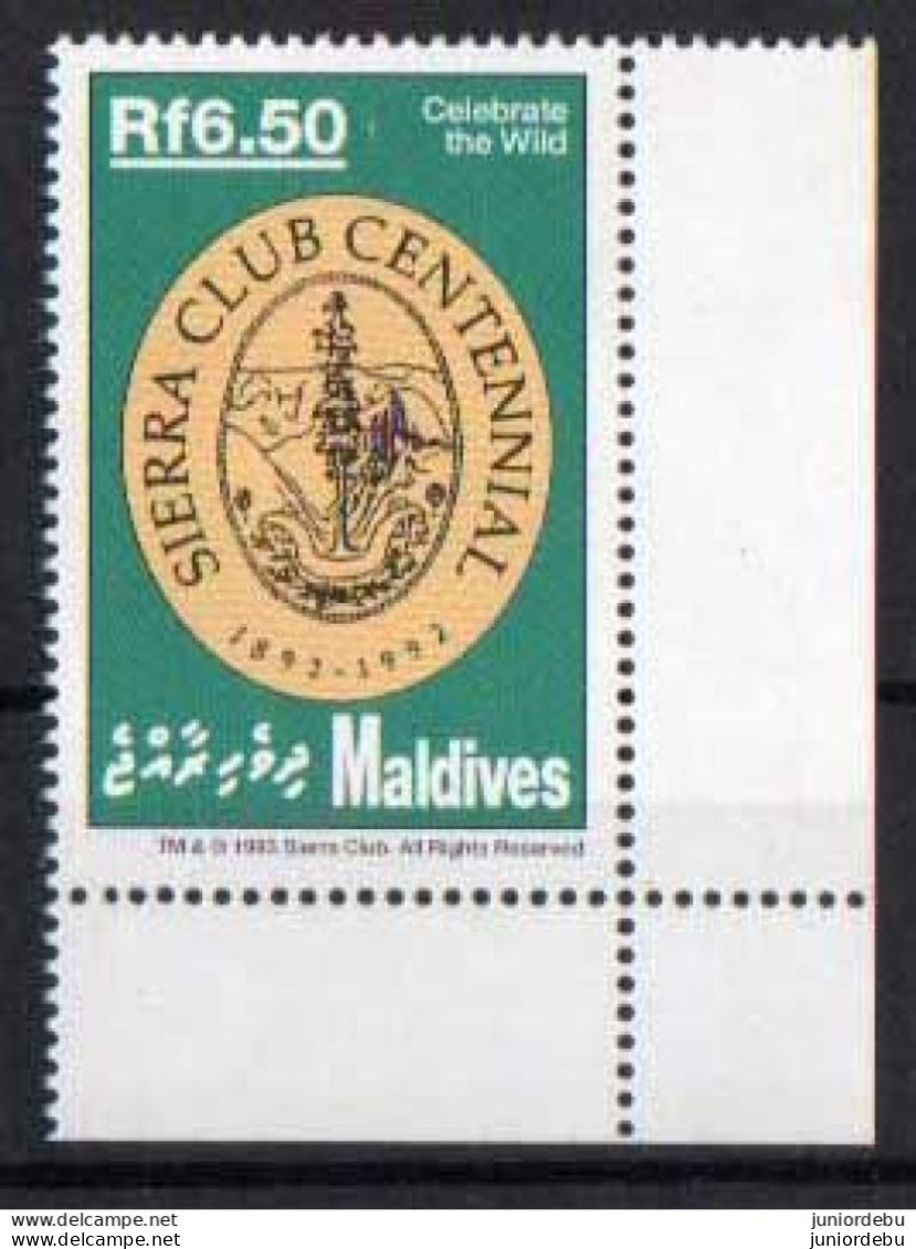 Maldives  - 1994 -  The 100th Anniversary Of Sierra Club - MNH ( OL  28/06/2023 ) - Maldives (1965-...)