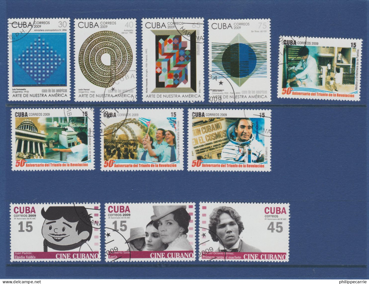 CUBA 2009 Divers Timbres Obl. - Gebraucht