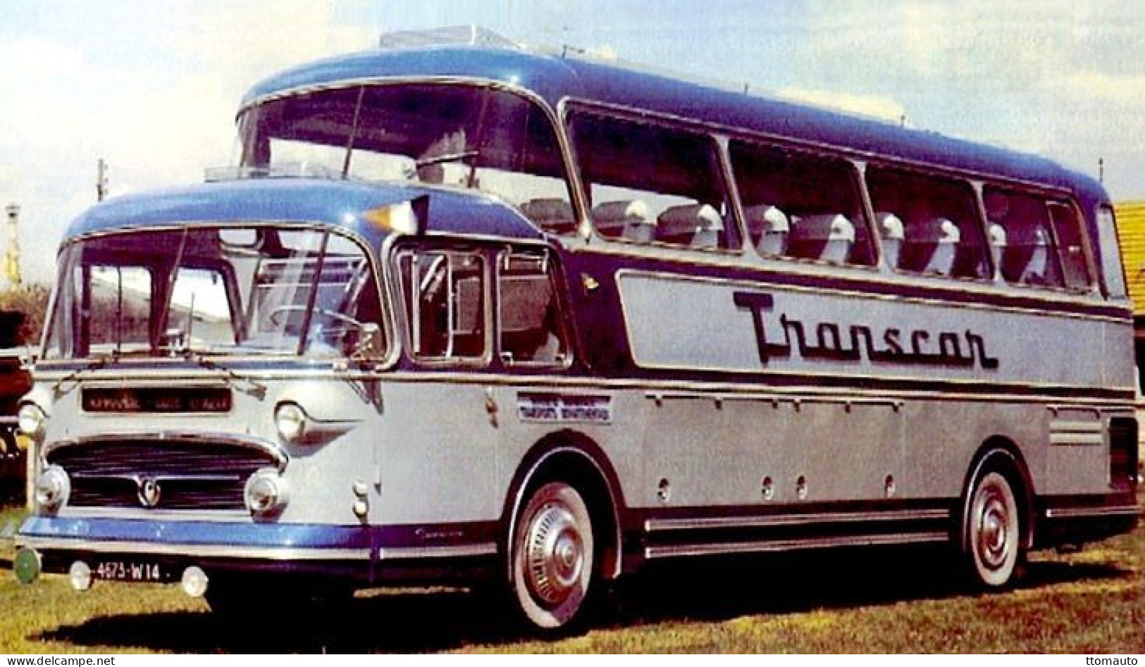 Isobloc 656DH Panoramique -  Ancien Autobus  (1956)  - 15x10cms PHOTO - Buses & Coaches