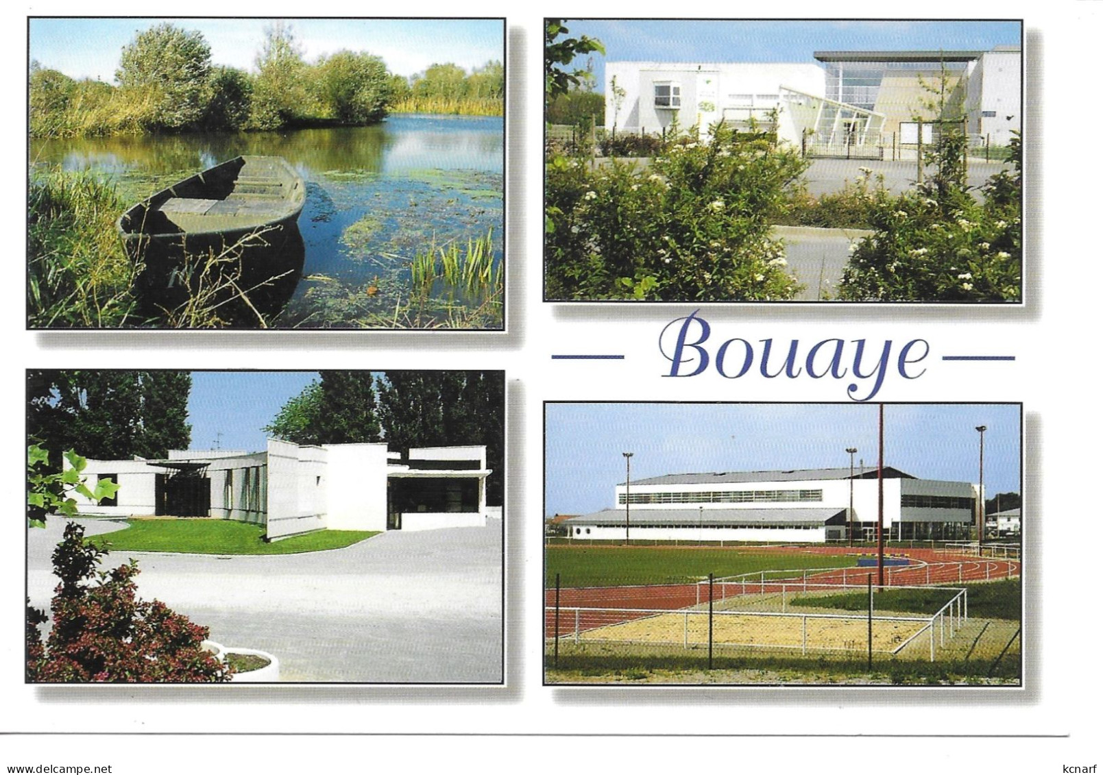 CP De BOUAYE " Le Lac , Le Lycée , La Bibliothèque , La Salle " - Bouaye