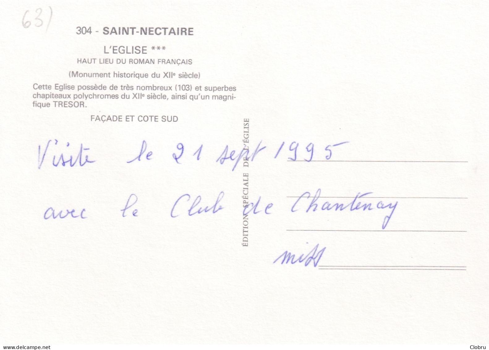 63, Saint Nectaire, L’Église - Saint Nectaire