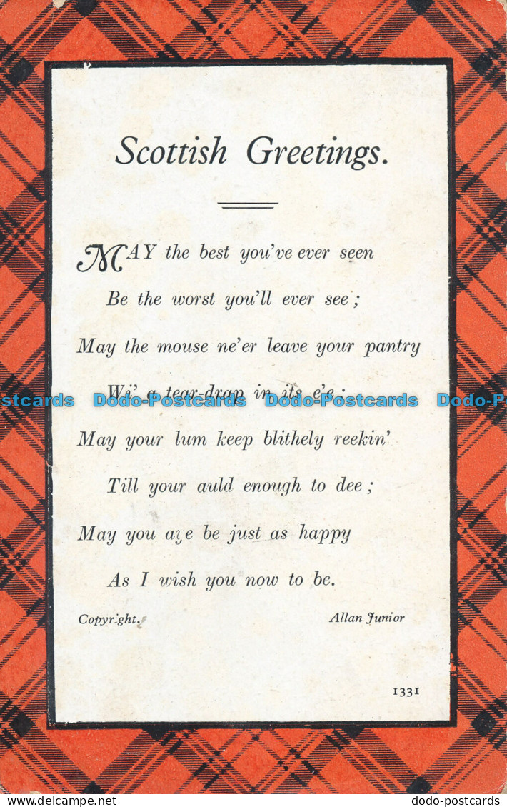 R106001 Scottish Greetings. Valentine - Mundo