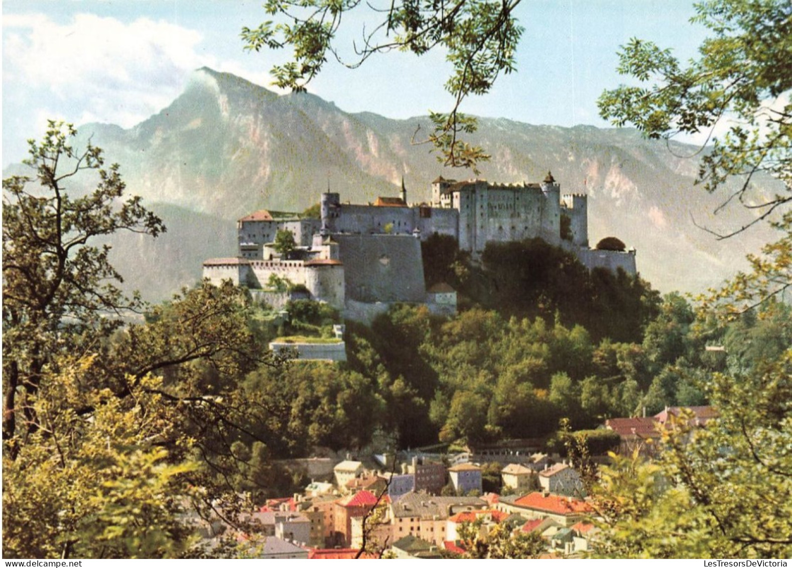 AUTRICHE - Salzburg - Festung Hohensalzburg Mit Untersberg - Carte Postale - Salzburg Stadt